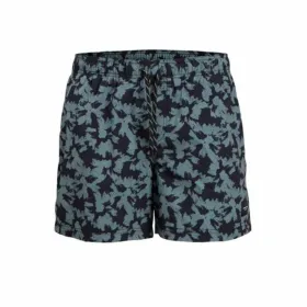 Women’s Bathing Costume Jack & Jones Jpstmaui Jjswim Flower Aop Black