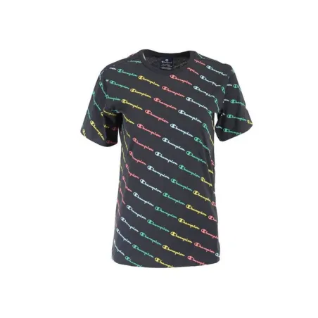 Child's Short Sleeve T-Shirt Champion 305655-KL001 Black