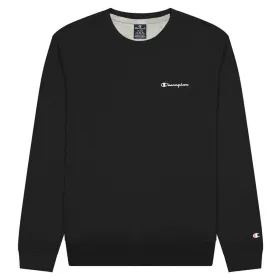 Men’s Sweatshirt without Hood Champion Spliced Script Logo Black