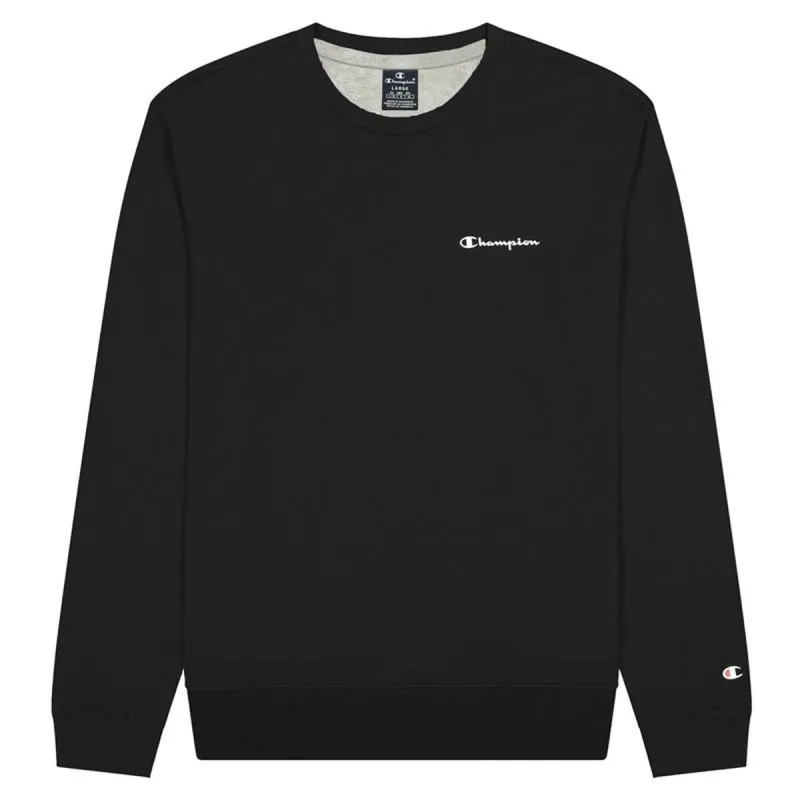 Men’s Sweatshirt without Hood Champion Spliced Script Logo Black