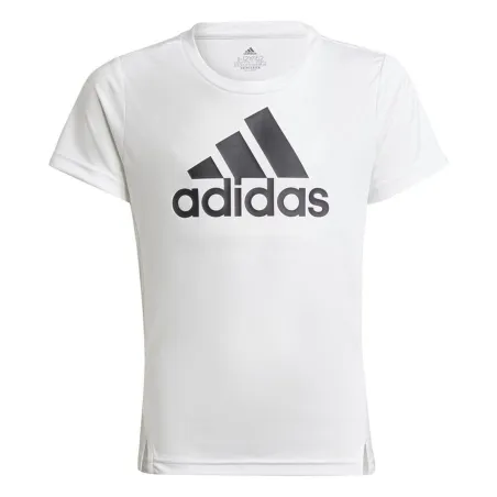 Child's Short Sleeve T-Shirt Adidas White