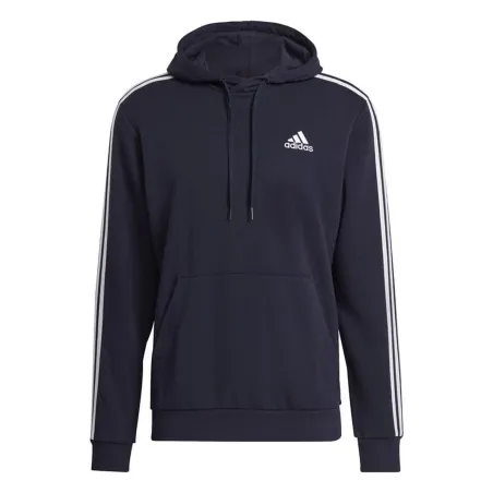 Men’s Hoodie Adidas Essentials 3 Bandas Dark blue