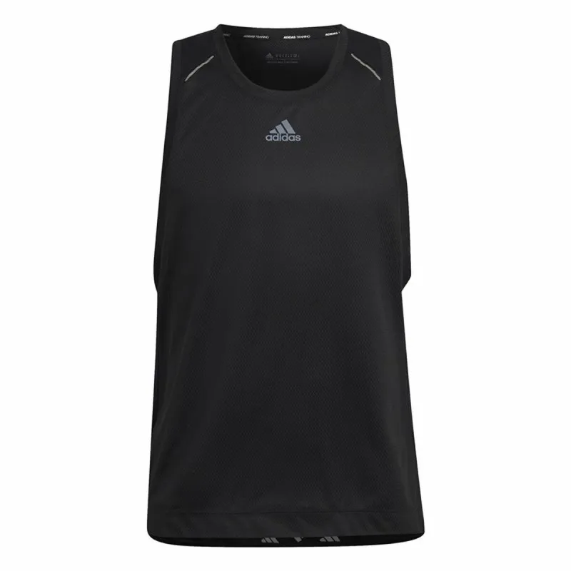Vyriški marškinėliai be rankovių Adidas HIIT Spin Training Juoda