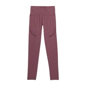 Sport leggings for Women 4F Functional SPDF012 Burgundy