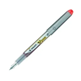Перо для каллиграфии Pilot SVP-4M-R, V-pen, red