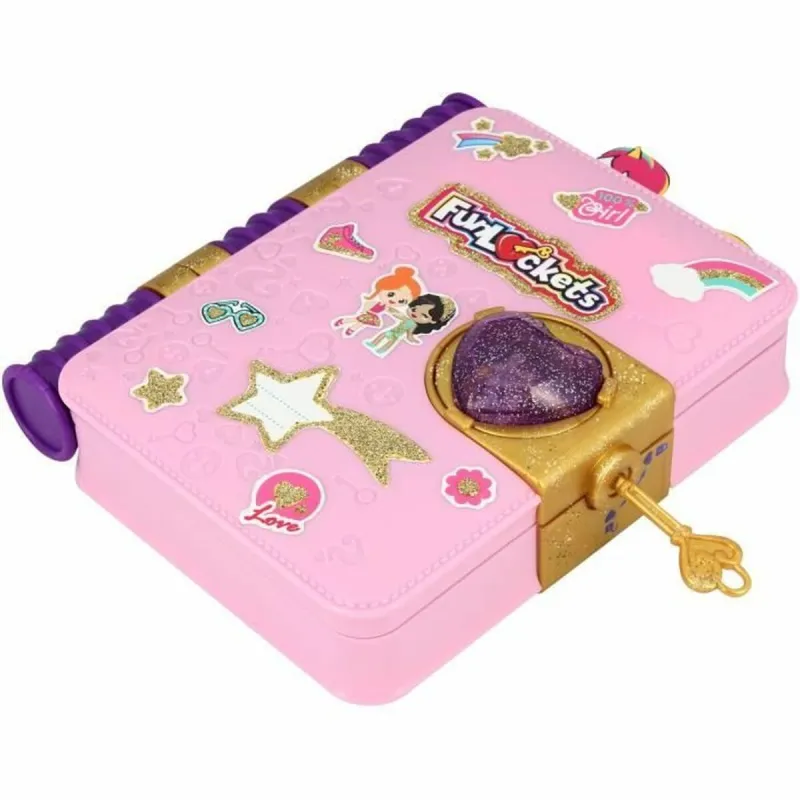 Diary with accessories Funlockets Pink