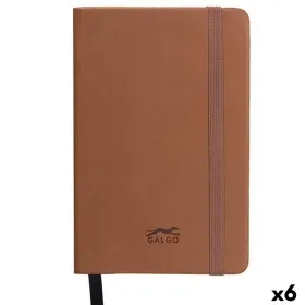 Notebook Galgo Brown A6 (6 Units)