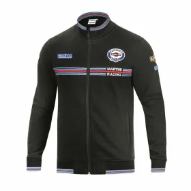 Men’s Sweatshirt without Hood Sparco MARTINI-R Black 2XL