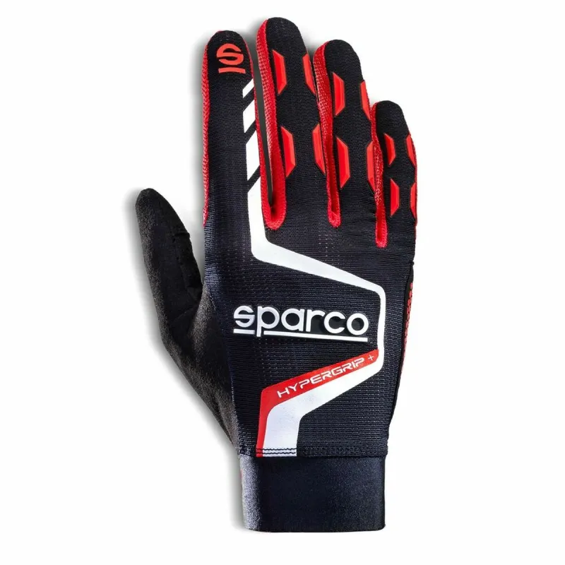 Pirštinės Sparco HYPERGRIP+ Juoda / Raudona Spalvotas