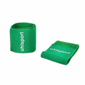 Futbola Kāju Aizsargi Uhlsport Fastener Zaļš Fiksēšanas statņi