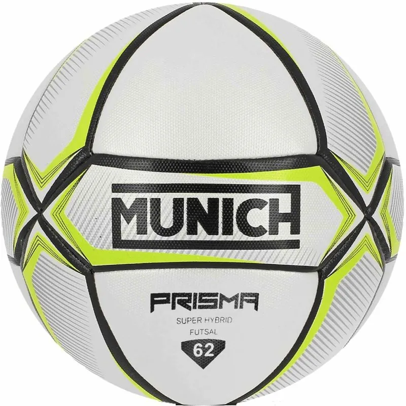 Kamuolys vidaus futbolui Munich Prisma Ball Balta