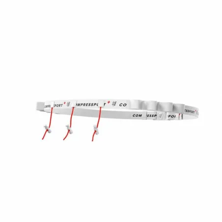 Running Belt Bumbag Compressport Race White