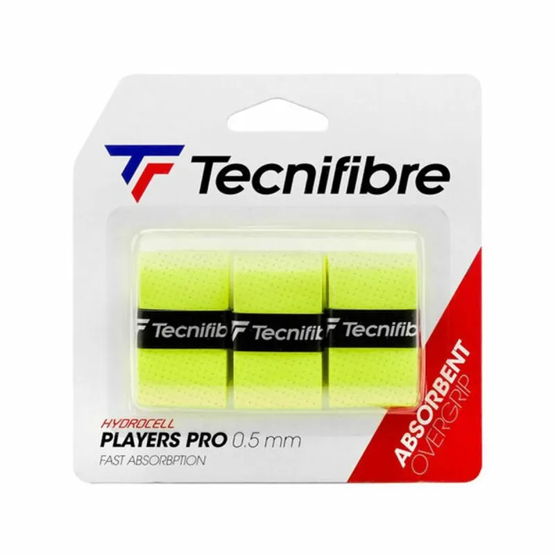 Обвязка для теннисной ракетки Tecnifibre Players Pro Neon Жёлтый 3 штук