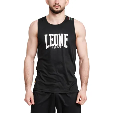 Unisex Short Sleeve T-Shirt Leone 1947 AB226-01 Black (S)