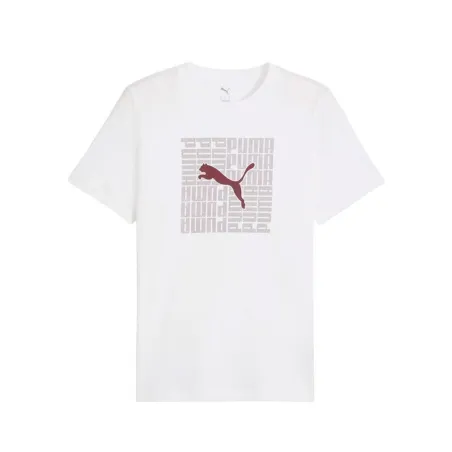 Vīriešu Krekls ar Īsām Piedurknēm Puma 688031 02 Balts