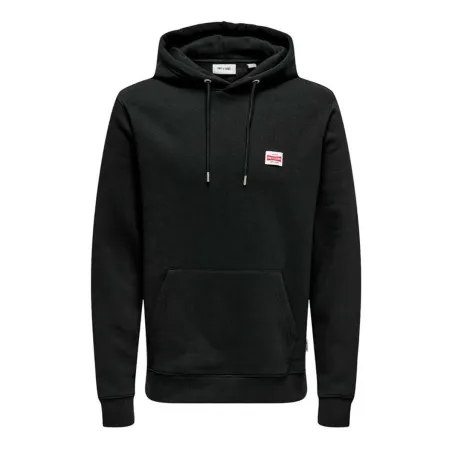 Vyriškas džemperis su gobtuvu Only & Sons Onsdawson Reg Hoodie Vd Juoda