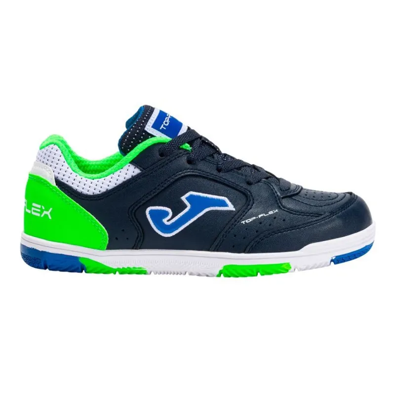 Children's Indoor Football Shoes Joma Sport Top Flex 2533 Green