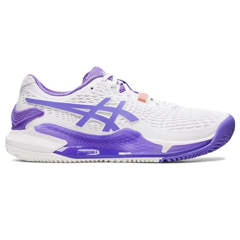 Running Shoes for Adults Asics Gel-Resolution 9 Clay White