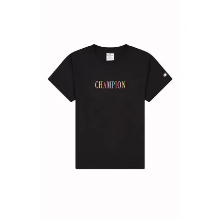 Women’s Short Sleeve T-Shirt Champion 116524-KK001 Black (S)