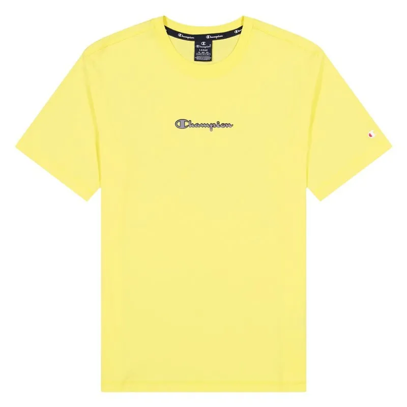 Men’s Short Sleeve T-Shirt Champion 217219-YS008 Yellow (S)