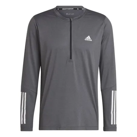 Vīriešu Krekls ar Garām Piedurknēm Adidas HD3538 Tumši pelēks (XL)