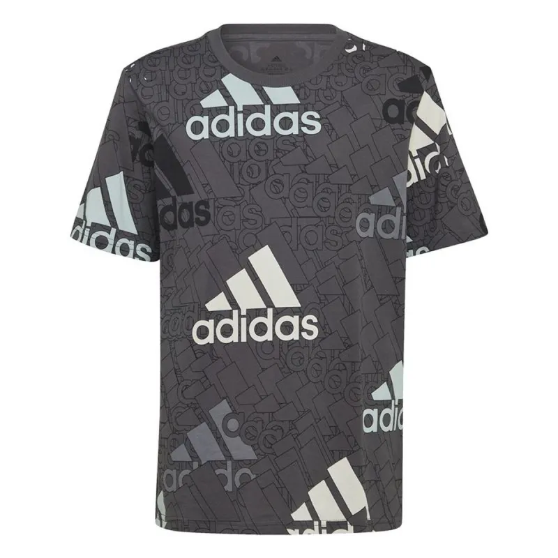 Child's Short Sleeve T-Shirt Adidas HP0819 Black (7-8 Years)