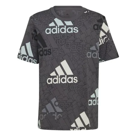 Child's Short Sleeve T-Shirt Adidas HP0819 Black (7-8 Years)