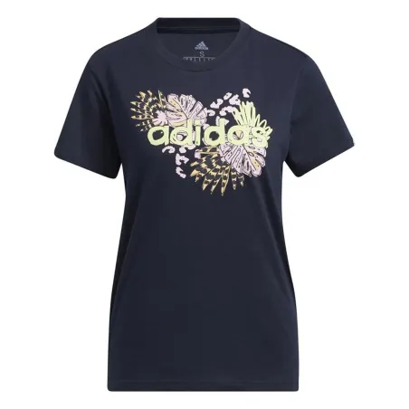 Women’s Short Sleeve T-Shirt Adidas HE4924 Dark blue (S)