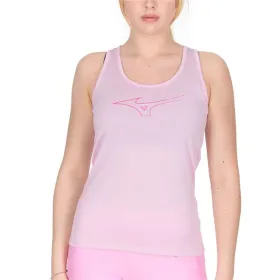 Moteriški marškinėliai su trumpomis rankovėmis Mizuno J2GA2208-65 Levandos (M)