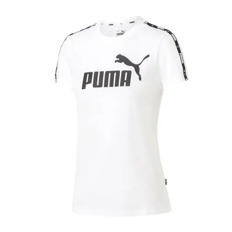 Women’s Short Sleeve T-Shirt Puma 670680 02 White (XL)