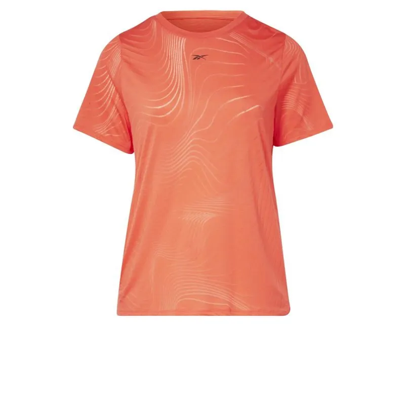 Women’s Short Sleeve T-Shirt Reebok HB2046 Orange (2XL)