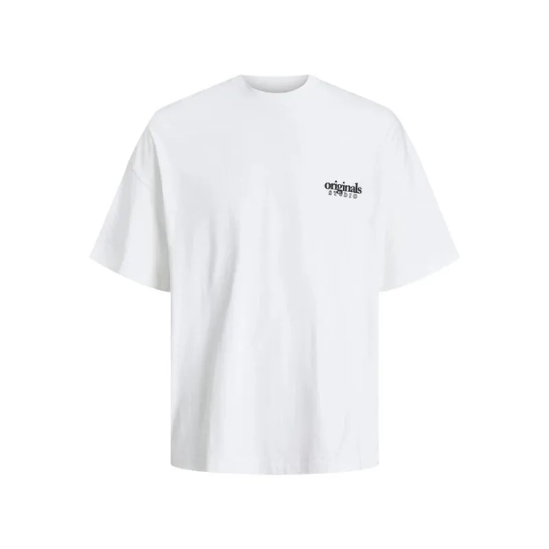 Men’s Short Sleeve T-Shirt Jack & Jones 12252953-177627 White (XL)