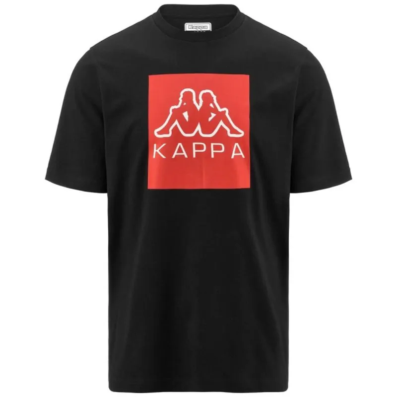 Men’s Short Sleeve T-Shirt Kappa 341B2XW-005 Black (M)