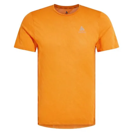 Unisex Krekls ar Īsām Piedurknēm Odlo 313732-30884 Tumši oranža (S)