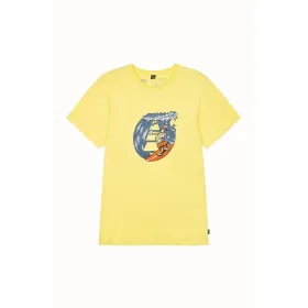 Men’s Short Sleeve T-Shirt Picture MTS1030.B Yellow (M)