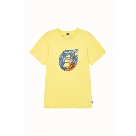 Men’s Short Sleeve T-Shirt Picture MTS1030.B Yellow (M)