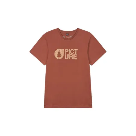 Men’s Short Sleeve T-Shirt Picture MTS952.H Brown (M)