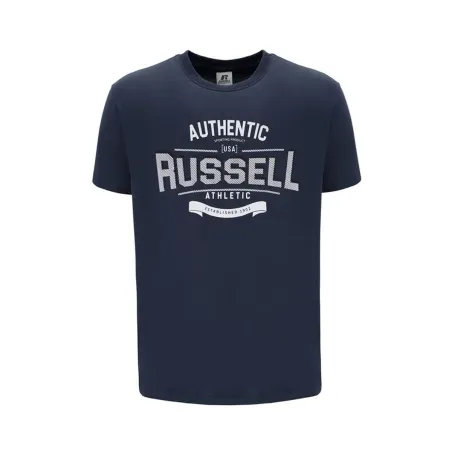 Men’s Short Sleeve T-Shirt Russell Athletic A30081-OB-155 Dark blue (S)