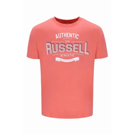 Men’s Short Sleeve T-Shirt Russell Athletic A30081-PC 380 Orange (M)