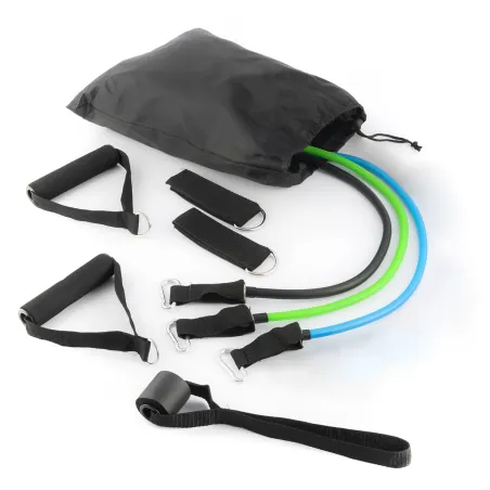 Set of Resistance Bands with Accessories and Exercise Guide White Label 3 Units (Refurbished B)