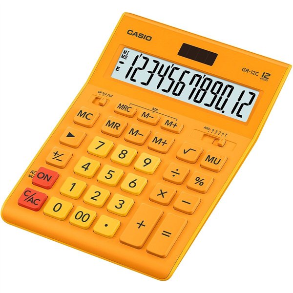 CALCULATOR CASIO UNISEX GR12CRGWEP (20,9X15,5X3,5CM )