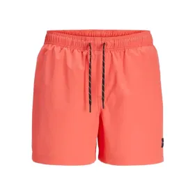 Men’s Bathing Costume Jack & Jones Jpstmaui Jj Solid Hot Orange