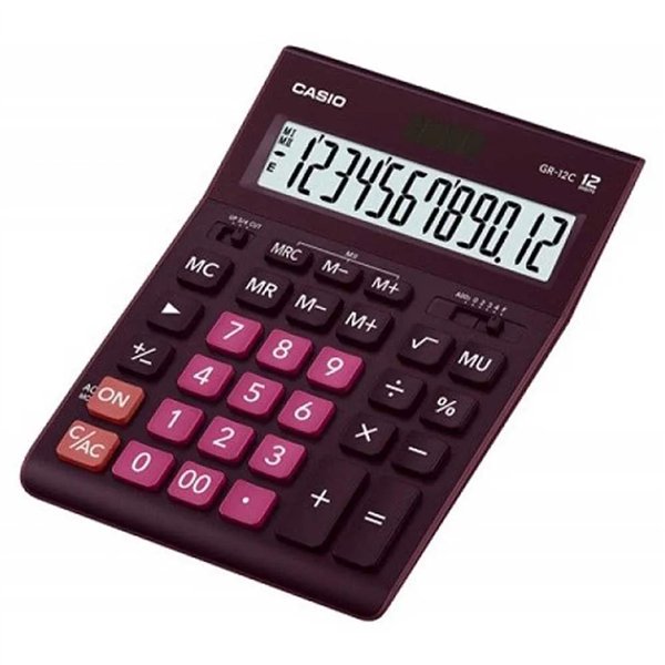 CALCULATOR CASIO UNISEX GR12CWRWEP (20,9X15,5X3,5CM )