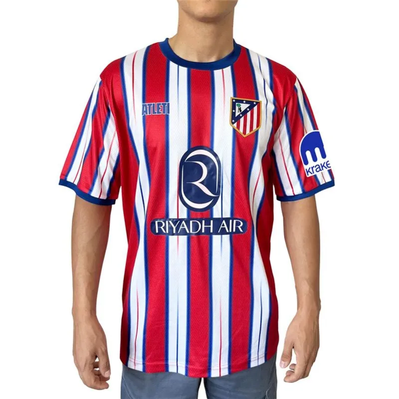 Спортивная футболка с коротким рукавом, мужская Atlético Madrid Official Home Jersey 24/25
