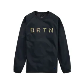 Men’s Sweatshirt without Hood Burton Crown Weatherproof Pullover Crewneck Black