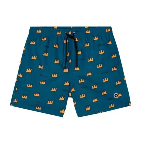 Men’s Bathing Costume Jimmy Lion Basquiat Batman Blue