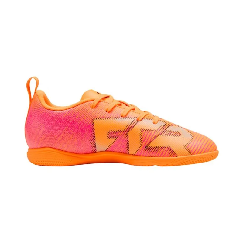 Adult's Indoor Football Shoes Puma Future 8 Play It Heat Orange