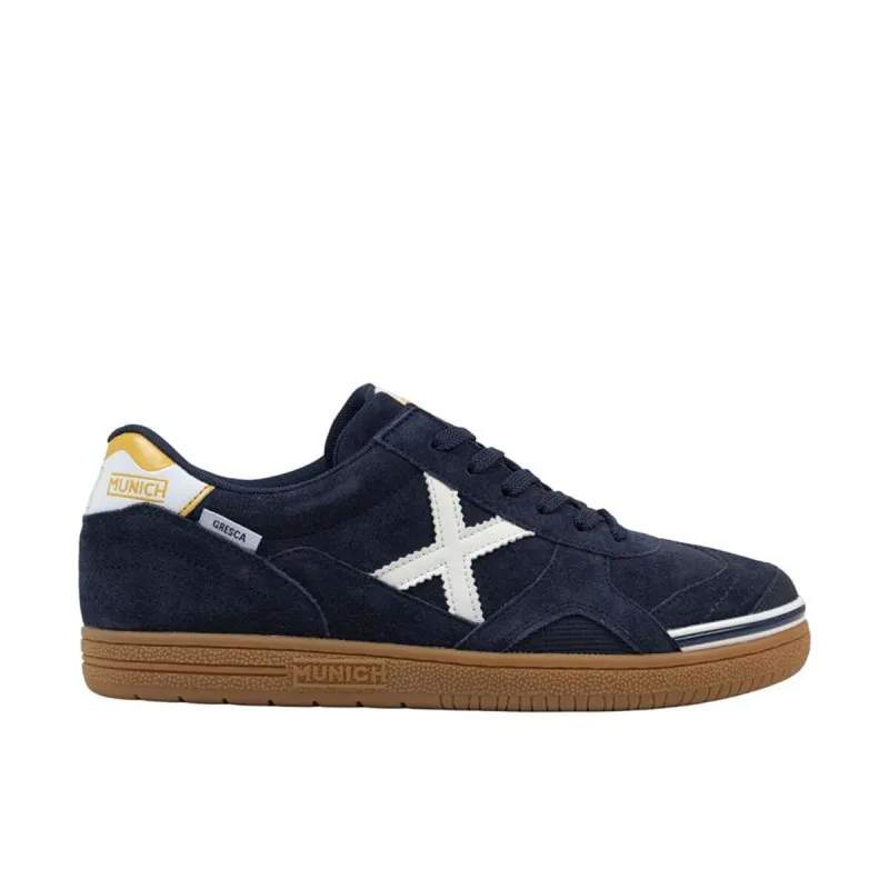 Adult's Indoor Football Shoes Munich Gresca 323 Dark blue