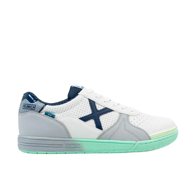 Adult's Indoor Football Shoes Munich G-3 447 Light grey