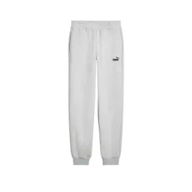 Pitkät urheiluhousut Puma Essentials Small No. 1 Logo Vaaleanharmaa Nainen